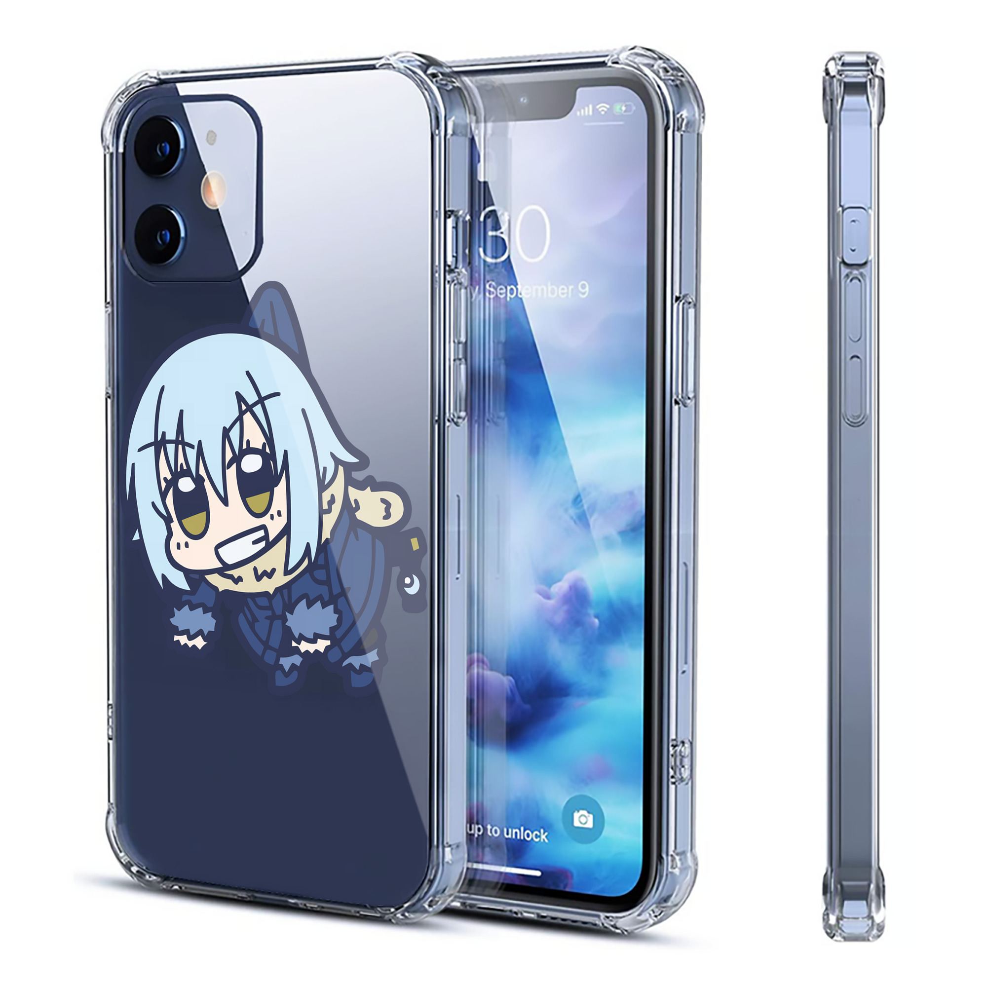 （画像用） 転スラ Regarding Reincarnated to Slime 【iPhone 12シリーズ対応】透明スマホケース（クリアソフトケース）